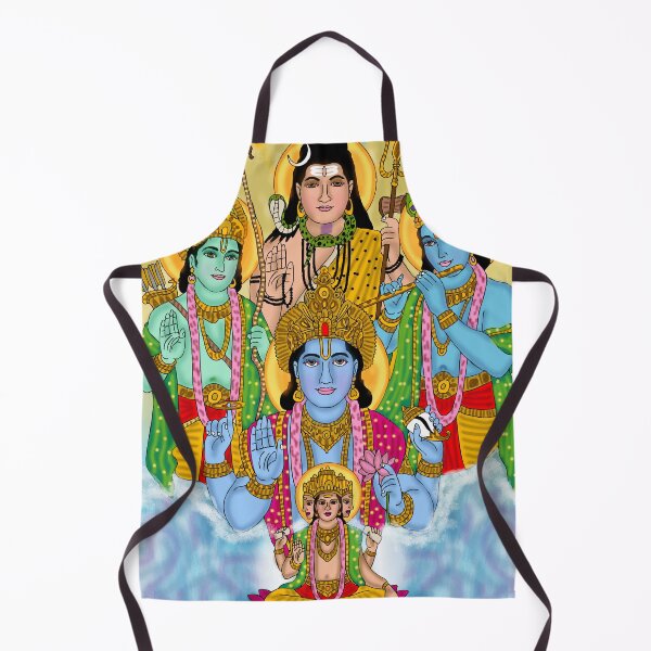 Item preview, Lord Vishnu Divine Cosmic Protector Spiritual Hindu Artwork designed and sold by Harshit_Digital_Arts.