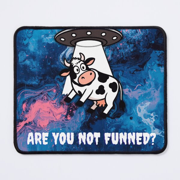 Item preview, Cosmic Cow Abduction - Abstract Fluid Art designed and sold by alvinavery.