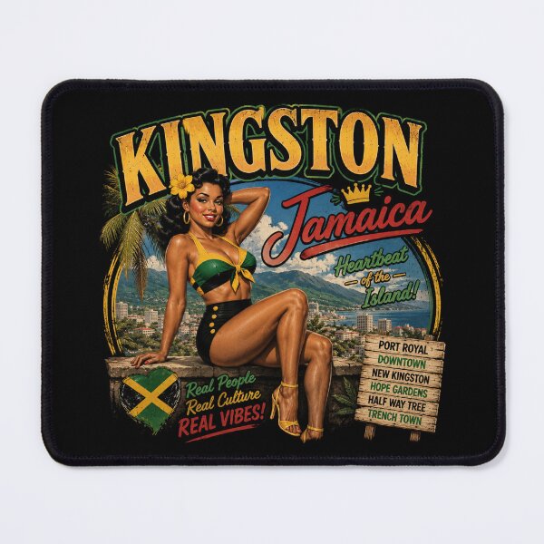 Item preview, Pinup KINGSTON JAMAICA Variant  designed and sold by PINDROPPA.