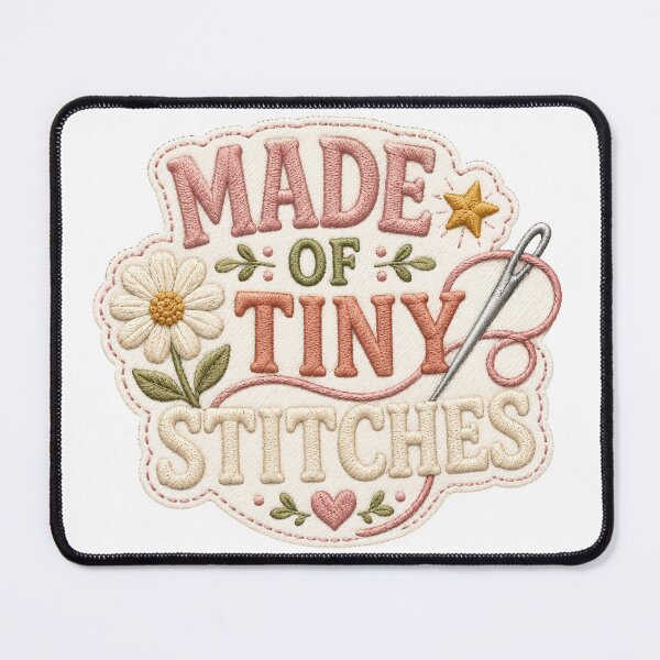 Item preview, Made with tiny stitches. Embroidered style design for sewing lovers. designed and sold by FusiTink.