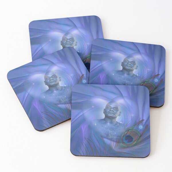 Item preview, Bhagawan Nityananda with Peacock Feather designed and sold by Laeton Designs.