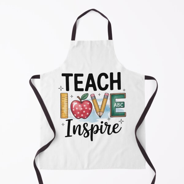 Item preview, Cute Teach Love and Inspire Graphic designed and sold by fferomananul.
