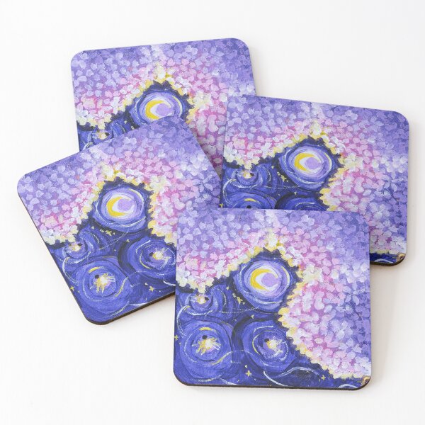 Item preview, Fireflies and Hydrangeas designed and sold by Rossarosrocksandtrees.