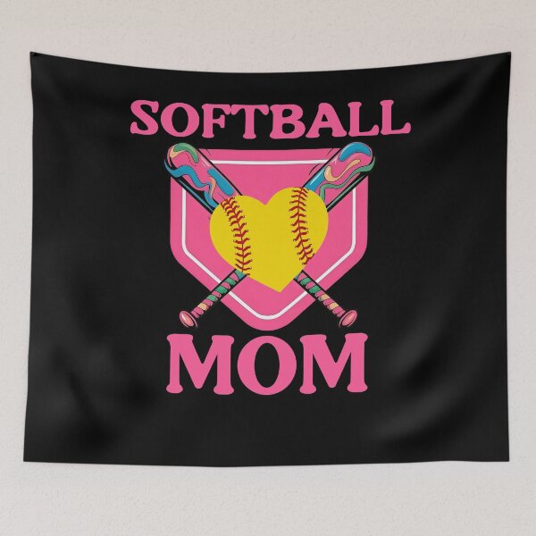 Item preview, Softball Mom Pink Heart Bats designed and sold by LashondaGreen89.