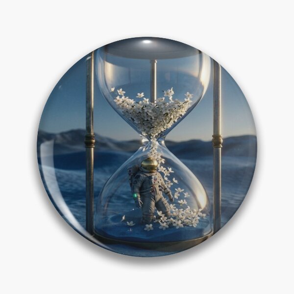 Item preview, White flower hourglass: the astronaut of the blue desert designed and sold by Archive Studio.