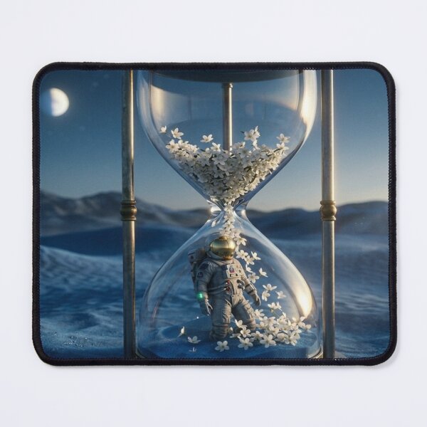 Item preview, White flower hourglass: the astronaut of the blue desert designed and sold by Archive Studio.