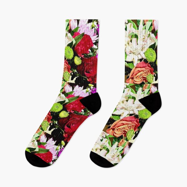 Item preview, F L O W E R S ON BLACK designed and sold by ROSENDE ART HOUSE.