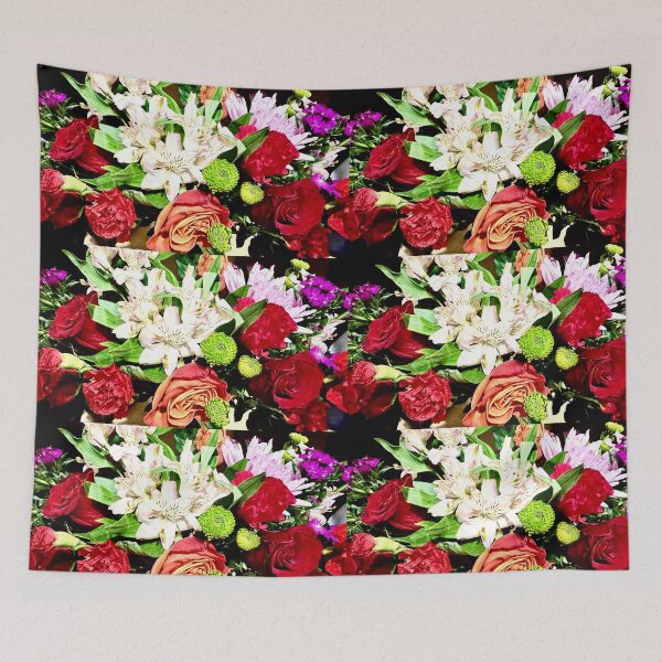 Item preview, F L O W E R S ON BLACK designed and sold by ROSENDE ART HOUSE.