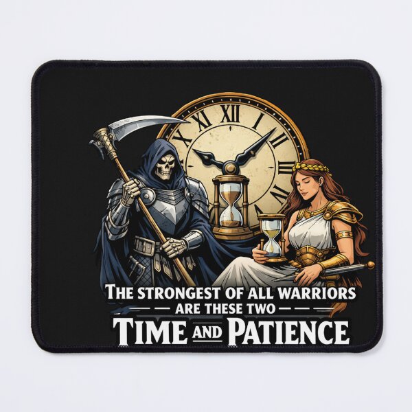 Item preview, Ancient Wisdom Figures Clock Hourglass Art designed and sold by Tsugraf Designs.