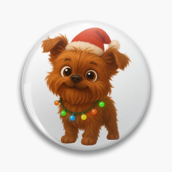 Item preview, Christmas Brussels Griffon Dog designed and sold by Sillytoe.