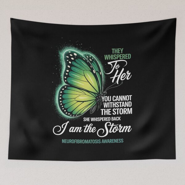 Item preview, I am the storm Neurofibromatosis Awareness Butterfly designed and sold by fferomananul.