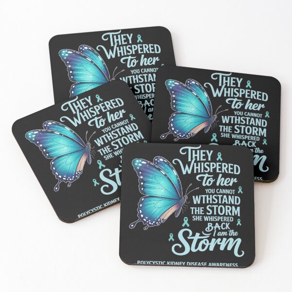 Item preview, I am the storm Polycystic Kidney Disease Butterfly designed and sold by fferomananul.