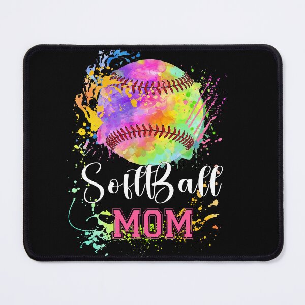 Item preview, Colorful Softball Mom Splash Design designed and sold by LashondaGreen89.