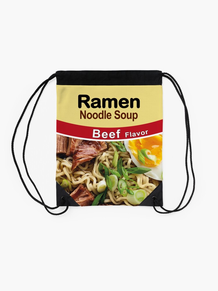 Alternate view of Ramen Noodle Soup - Beef Flavor Drawstring Bag