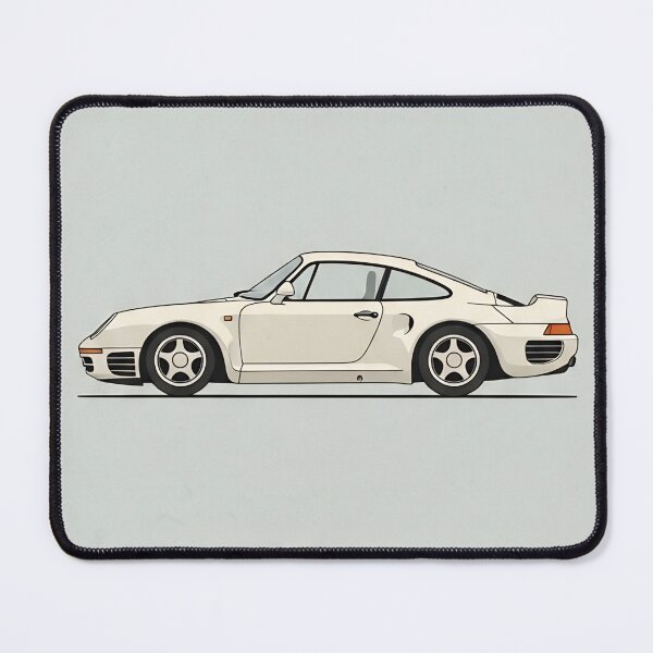 Item preview, Porsche 959 Supercar Legend Vintage Postage Stamp Art designed and sold by Motorline44.