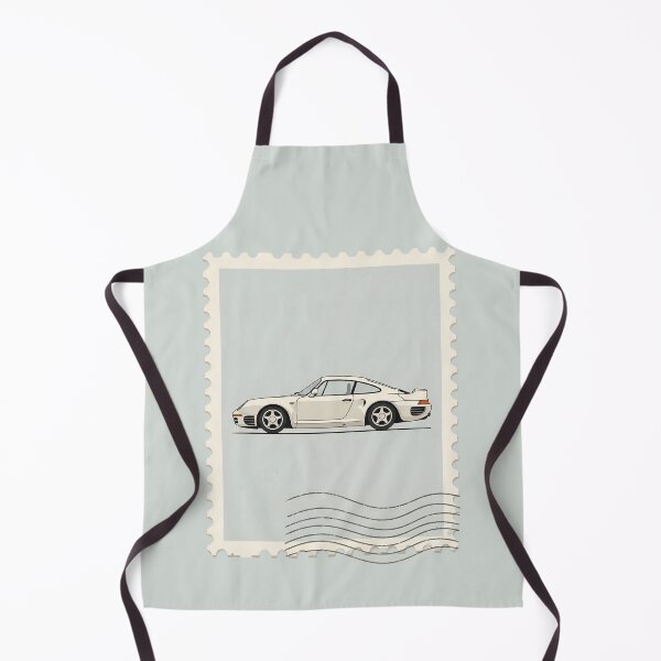 Item preview, Porsche 959 Supercar Legend Vintage Postage Stamp Art designed and sold by Motorline44.