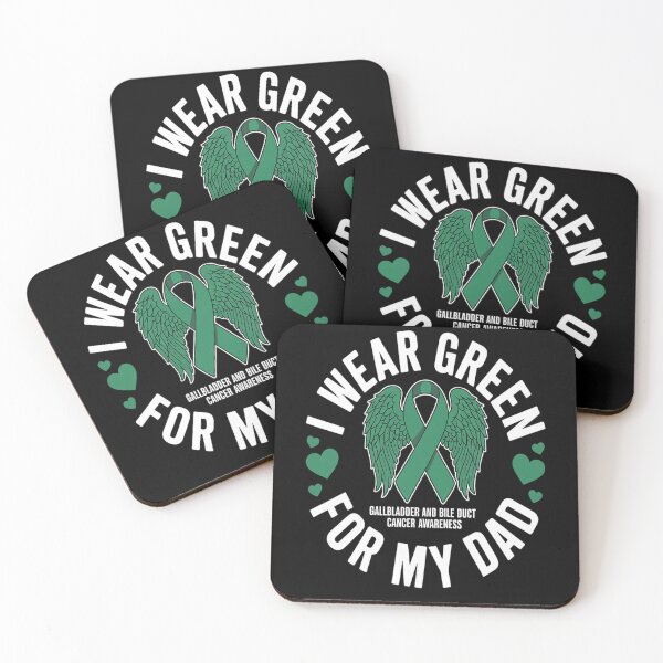 Item preview, I Wear Green For My Dad Bile Ducts Gallbladder Cancer designed and sold by fferomananul.