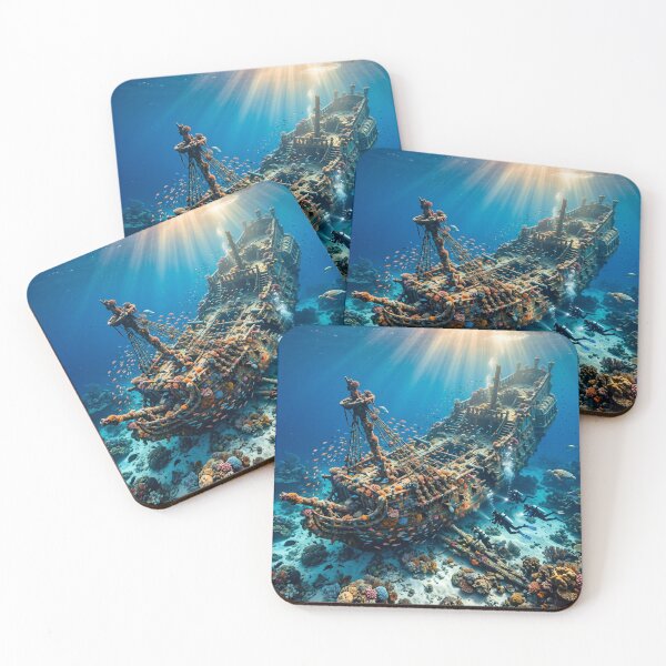 Item preview, beautiful island shipwreck  designed and sold by AiartWorld247.