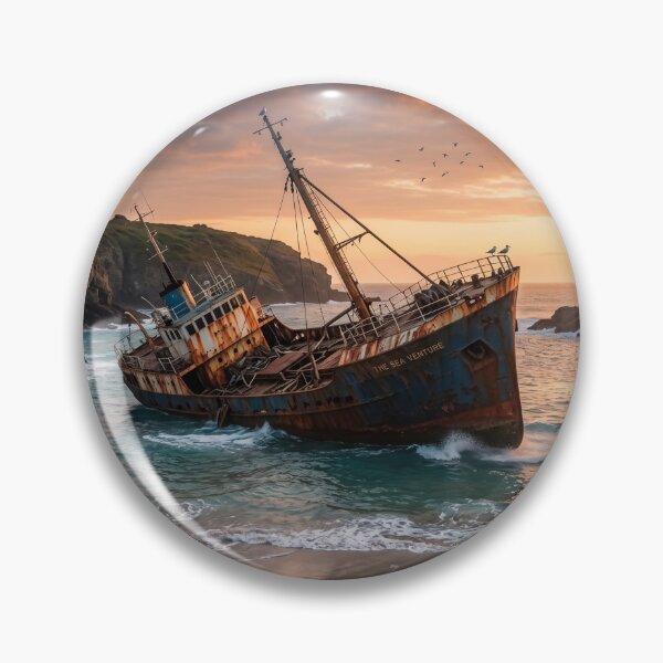 Item preview, beautiful island shipwreck  designed and sold by AiartWorld247.