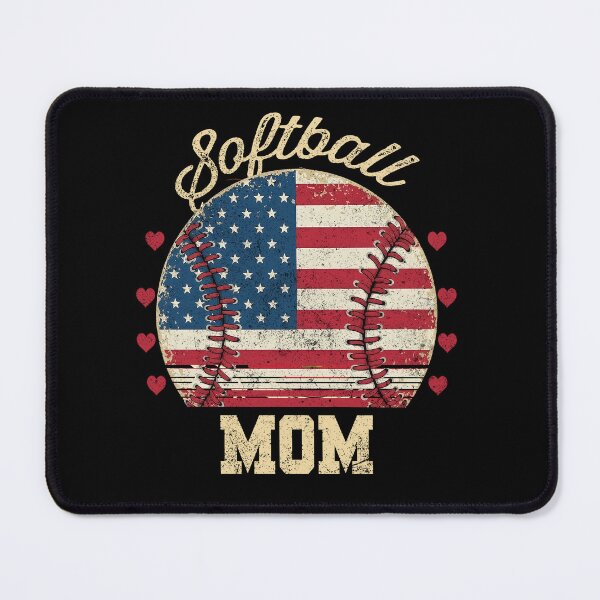 Item preview, Vintage USA Softball Mom Shirt designed and sold by LashondaGreen89.