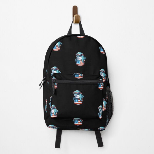 Item preview, Funny Dolphin 4th July USA Flag America Boys Girls Kids designed and sold by rafaeltto.