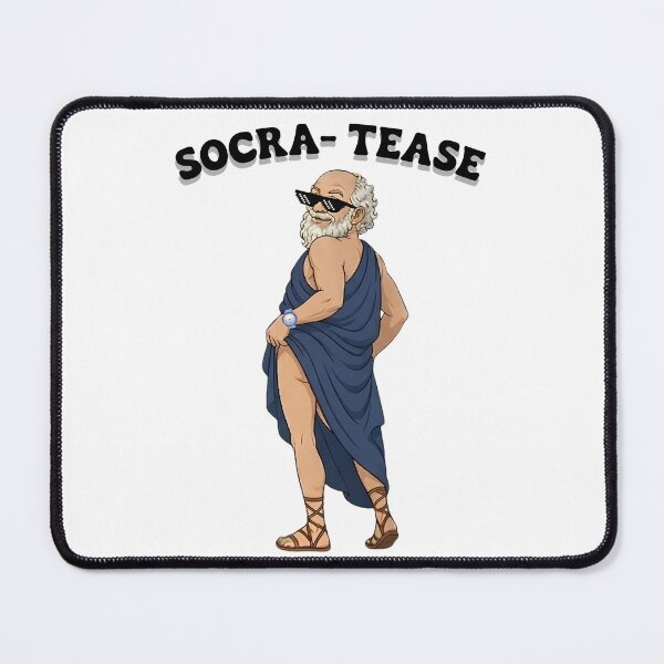 Item preview, Socratease Funny Philosophy Pun Greek Philosopher Design designed and sold by Majnon8bp.