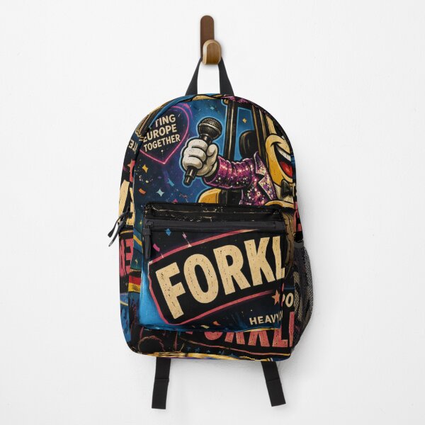 Item preview, Forkliftvision 2026 Retro Music Contest Design designed and sold by RetroNibylander.