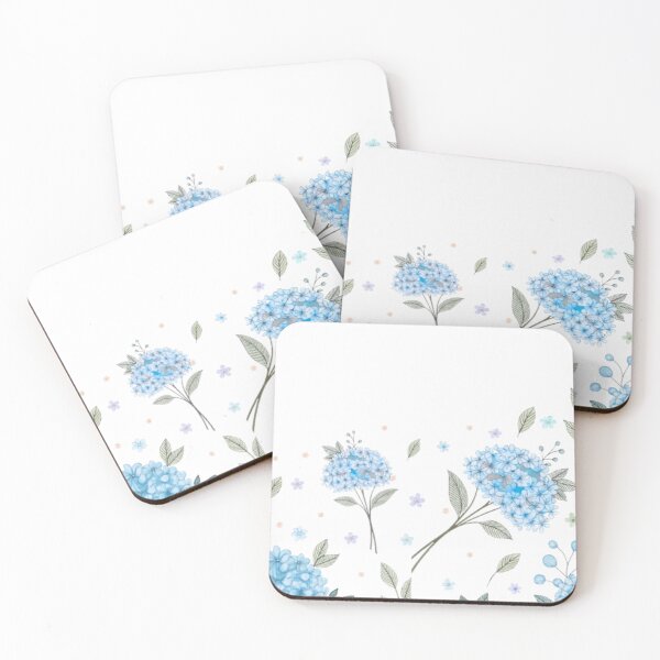 Item preview, Blue Hydrangea Watercolor Botanical Art designed and sold by VibranPalette.