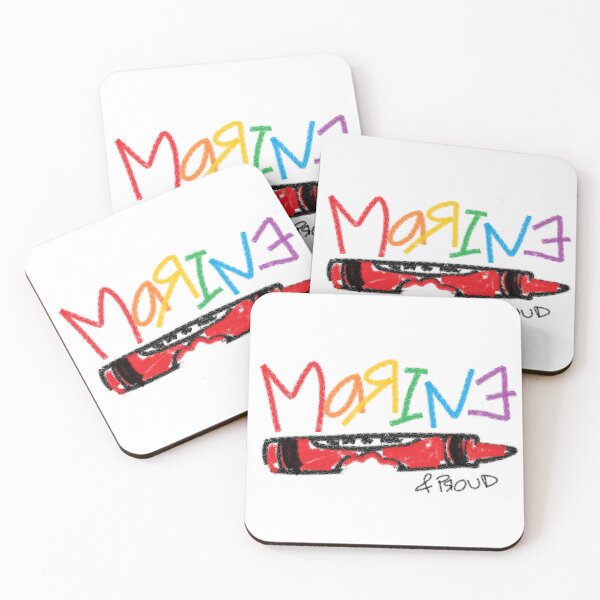 Item preview, USMC & Proud designed and sold by MyBottomShelf.