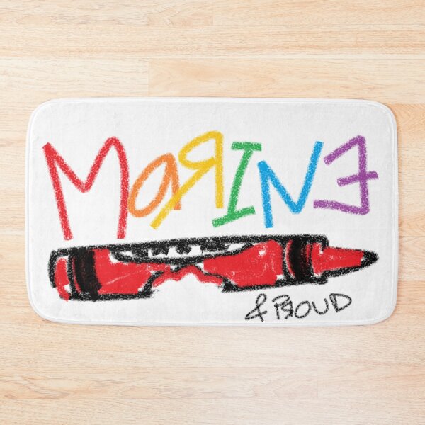 Item preview, USMC & Proud designed and sold by MyBottomShelf.