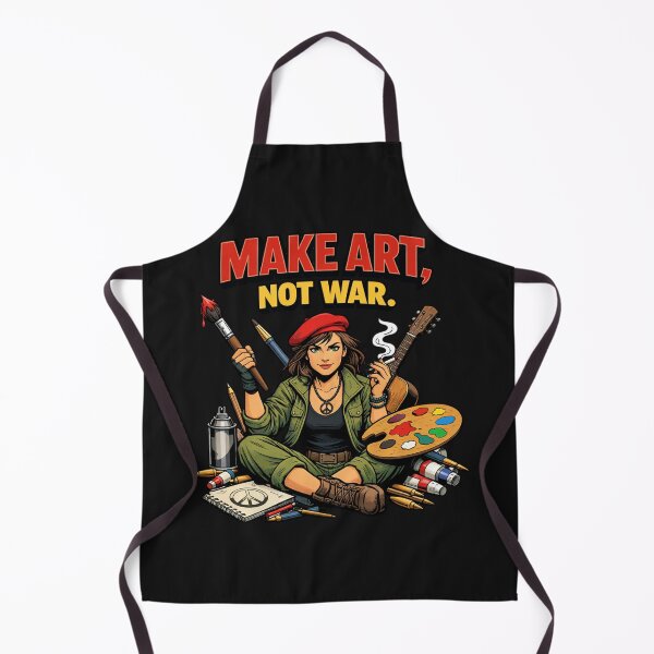 Item preview, Make Art Not War Artist Peace Advocate designed and sold by Tsugraf Designs.