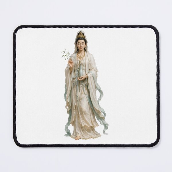 Item preview, Guanyin Chinese Goddess Mercy Compassion Peace Mythology Design designed and sold by The Dark Files.