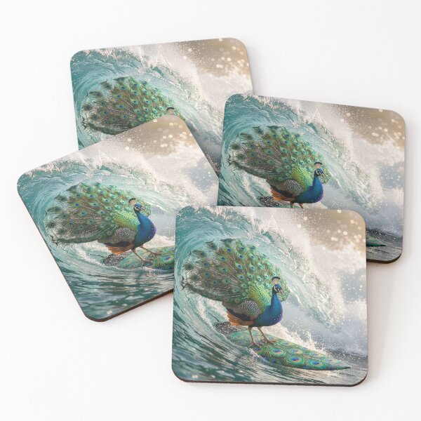 Item preview, Surfin' Peacock designed and sold by Tridentulus.