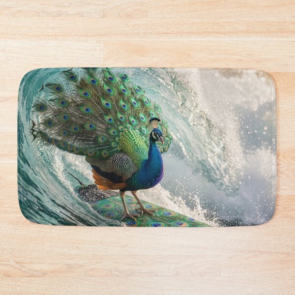 Item preview, Surfin' Peacock designed and sold by Tridentulus.