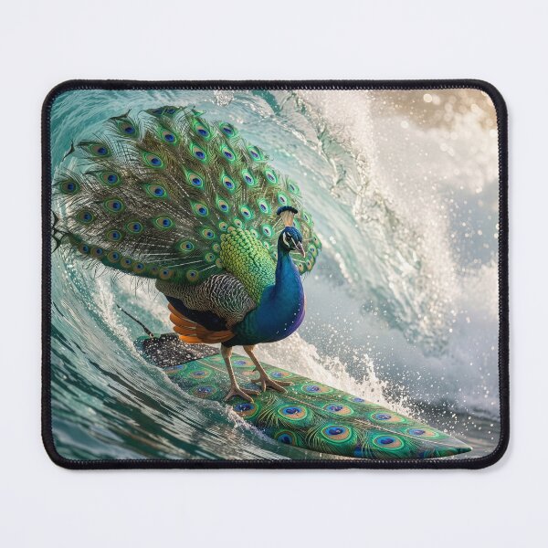 Item preview, Surfin' Peacock designed and sold by Tridentulus.