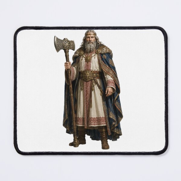 Item preview, Perun Slavic God Thunder Storm War Mythology Design designed and sold by The Dark Files.