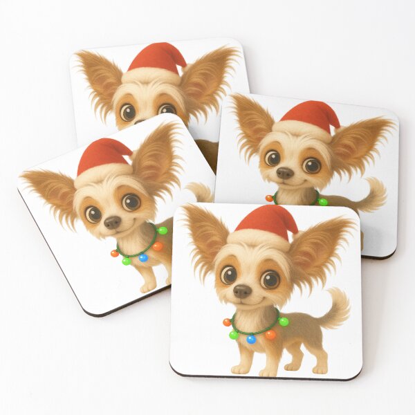 Item preview, Christmas Chinese Crested Dog designed and sold by Sillytoe.