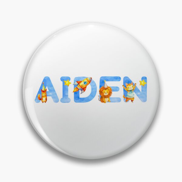 Item preview, DREAMLIT NAMES COLLECTION – ✨ AIDEN ✨ – Cute Storybook Dream Animals designed and sold by WheelieGdArt.