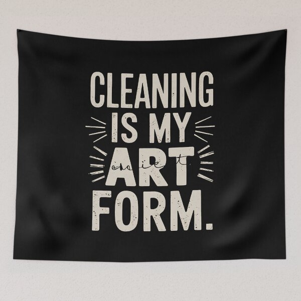 Item preview, Cleaning Enthusiast Humor Quote Art Form designed and sold by LarrikinGiftsn.