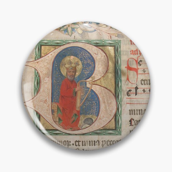 Item preview, Illustrated Manuscript Letter B - Medieval Austria designed and sold by cheeseburgercat.