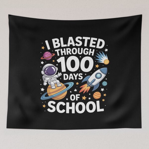 Item preview, I Blasted Through 100 Days of School Teacher Kids 100th Day designed and sold by grounabslaninal.