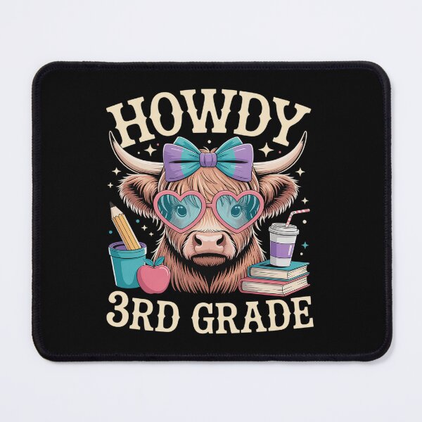 Item preview, Howdy 3rd Grade Highland Cow Western Back To School Teacher designed and sold by grounabslaninal.