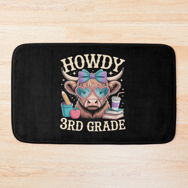 Item preview, Howdy 3rd Grade Highland Cow Western Back To School Teacher designed and sold by grounabslaninal.