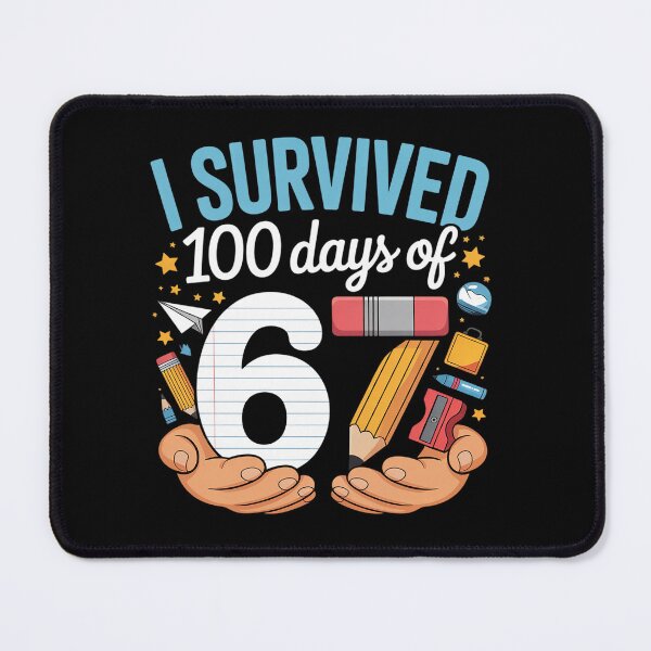 Item preview, I Survived 100 Days of 67 100th Day School Teacher Student designed and sold by grounabslaninal.