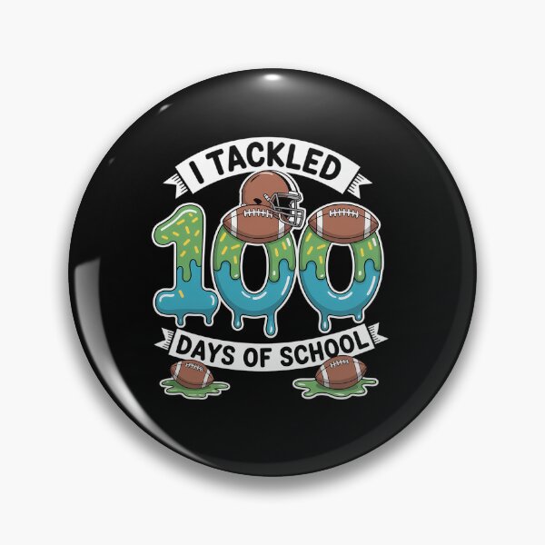 Item preview, I Tackled 100 Day of School Teacher Student Football designed and sold by grounabslaninal.
