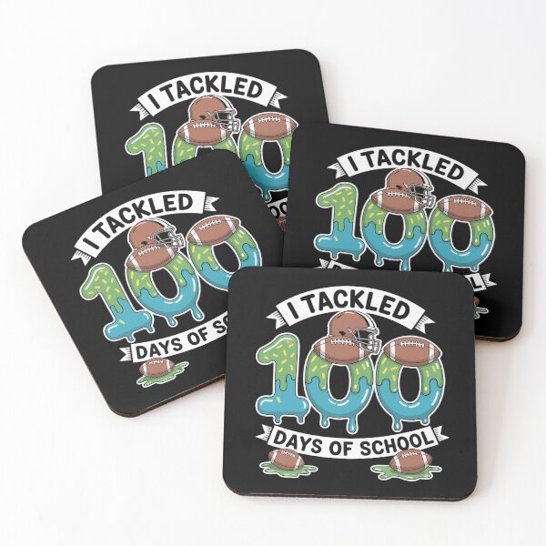 Item preview, I Tackled 100 Day of School Teacher Student Football designed and sold by grounabslaninal.