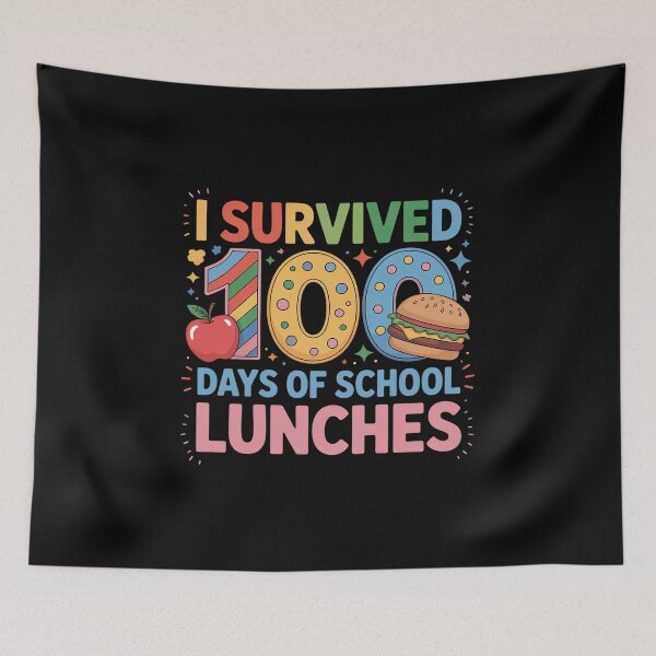 Item preview, I Survived 100 Days of School Lunches Lunch Lady 100th Day designed and sold by grounabslaninal.