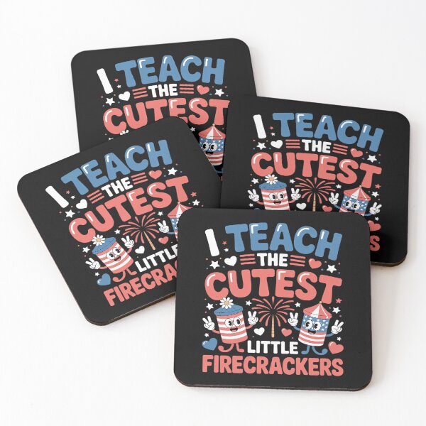 Item preview, I Teach the Cutest Little Firecrackers 4th of July Teachers designed and sold by grounabslaninal.