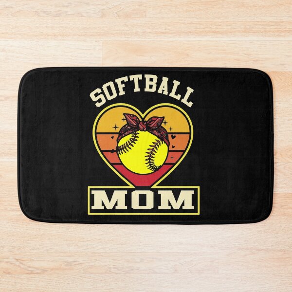 Item preview, Vintage Softball Mom Heart Shirt designed and sold by LashondaGreen89.