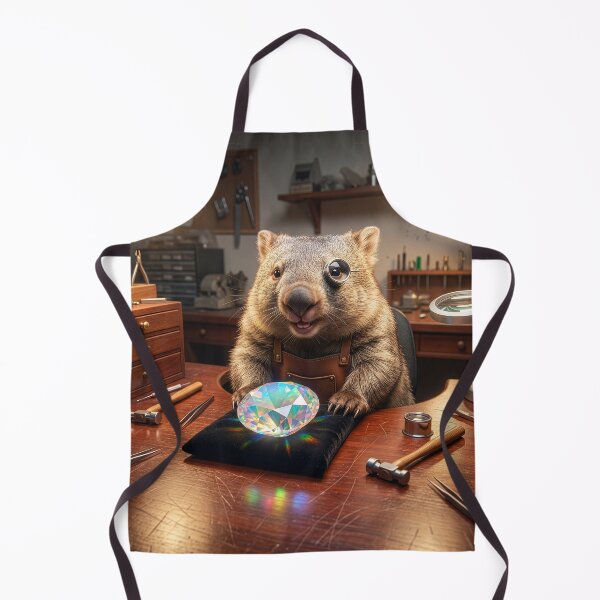 Item preview, Wombat Jeweler Examines Magnificent Opal designed and sold by Tridentulus.